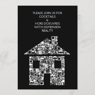 Corporate Event Cocktail Party DIY Uitnodiging