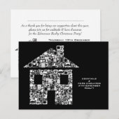 Corporate Event Cocktail Party DIY Uitnodiging Briefkaart (Voorkant / Achterkant)