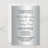 Corporate Event Klantwaardering Corporate Kaart (Achterkant)