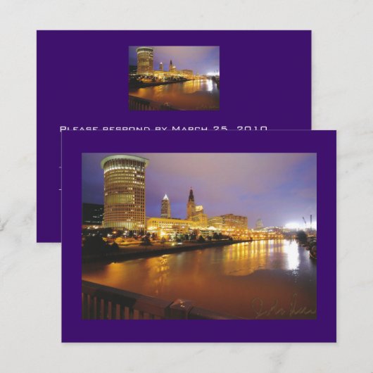 Corporate Event Response Kaart (Voorkant / Achterkant)