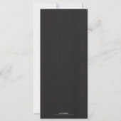 Corporate Event Ribbon Invitation (goud) Kaart (Achterkant)