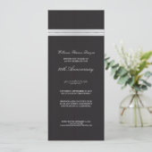 Corporate Event Ribbon Invitation (zwart-wit) Kaart (Staand voorkant)
