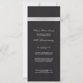 Corporate Event Ribbon Invitation (zwart-wit) Kaart (Voorkant)