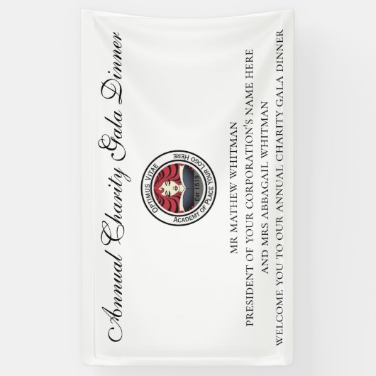 Corporate Event Spandoek (Verticaal)