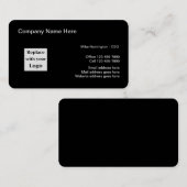 Corporate Executive Logo Black Core-Visitekaartjes Visitekaartje (Voorkant / Achterkant)
