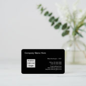 Corporate Executive Logo Black Core-Visitekaartjes Visitekaartje (Staand voorkant)