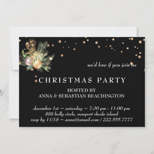 *~* Corporate Family. Kerstfeestfoto AP20 Kaart (Achterkant)