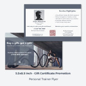 Corporate Fitness Cadeaubon Promotie Flyer