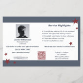 Corporate Fitness Kerstcadeau Certificaat Promo Flyer (Achterkant)
