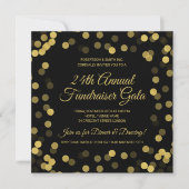 Corporate Fundraiser Gold Glitter Stippen Black (Voorkant)