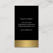 Corporate Geometric Blue Shapes Logo Visitekaartje (Achterkant)