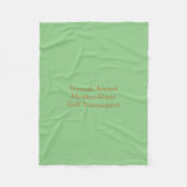 Corporate Golf Tournament Invitation Fleece Deken (Voorkant)