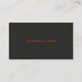 Corporate Grey Rood & Wit Visitekaartje 2 (Achterkant)