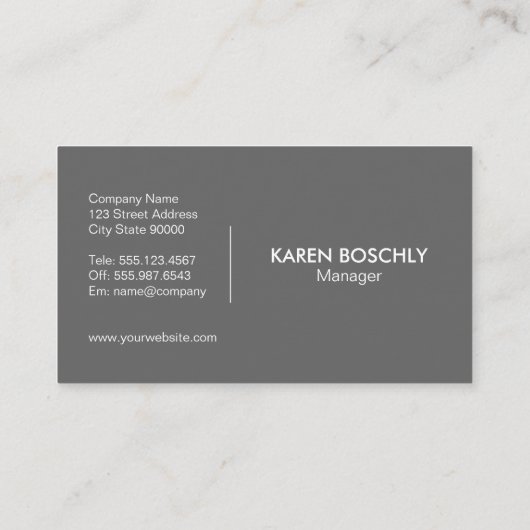 Corporate Headset Visitekaartje (Achterkant)