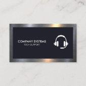 Corporate Headset Visitekaartje (Voorkant)