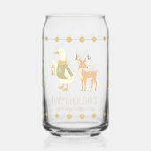 Corporate holiday gifts Glass Can Reindeer Blikvorm Glas (Voorkant)