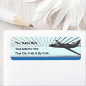 Corporate Jet Vliegtuig Etiket (Insitu)