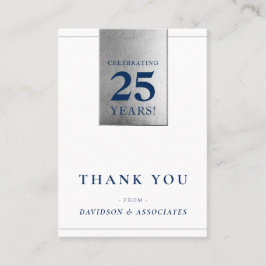 CORPORATE JUBILEUM business wit marineschilder Visitekaartje