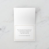 CORPORATE JUBILEUM business wit zwart goud Bedankkaart (Binnen)