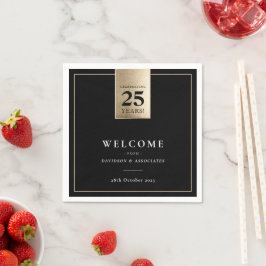 CORPORATE JUBILEUM business zwart witgoud Servet