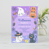 Corporate Kantoor Business Halloween Party Custom Kaart (Staand voorkant)