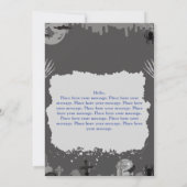 Corporate Kantoor Business Halloween Party Custom Kaart (Achterkant)