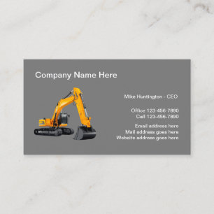 Corporate kantoor Construction Company Visitekaartje