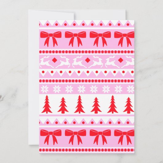 Corporate Kantoor Holiday Ugly Sweater Party Kaart (Achterkant)