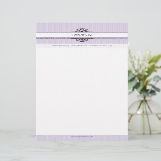 CORPORATE LETTERHEAD:: GODDELIJK 6 CUSTOM BRIEFHOOFD (Staand voorkant)