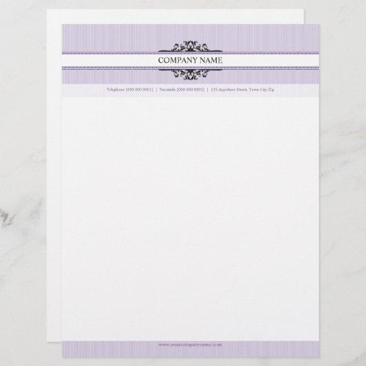 CORPORATE LETTERHEAD:: GODDELIJK 6 CUSTOM BRIEFHOOFD (Voorkant / Achterkant)