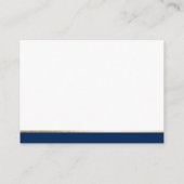CORPORATE LOGO dank u business navy goud Visitekaartje (Achterkant)