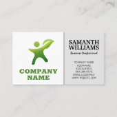 Corporate Logo en eenvoudige lay-out Visitekaartje (Voorkant)