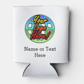 Corporate Logo gedrukt Geen minimum aantal Blikjeskoeler (Voorkant)