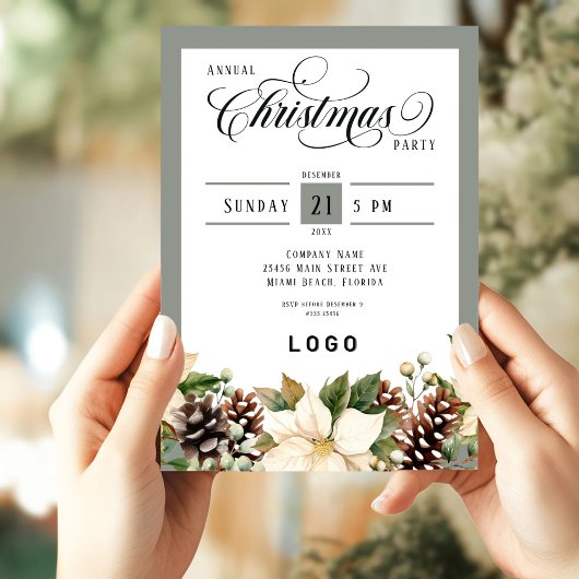 Corporate Logo kerstfeest Kaart