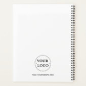 Corporate Logo Naam Monogram Modern Business 2025 Planner (Achterkant)