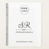Corporate Logo Naam Monogram Modern Business 2025 Planner (Voorkant)
