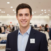 Corporate Logo Professional Identification Button