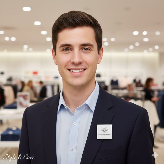 Corporate Logo Professional Identification Button