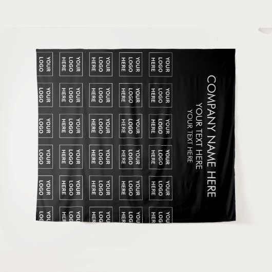 Corporate Logo Step Repeat Event Achtergrond Tapes Wandkleed (Voorkant (horizontaal))