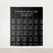 Corporate Logo Step Repeat Event Achtergrond Tapes Wandkleed (Voorkant)