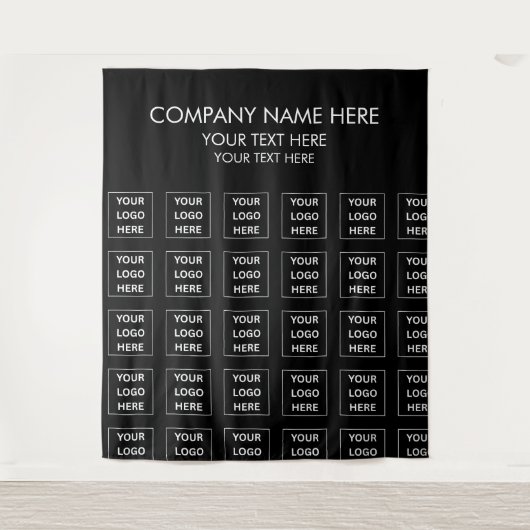 Corporate Logo Step Repeat Event Achtergrond Tapes Wandkleed (Voorkant)