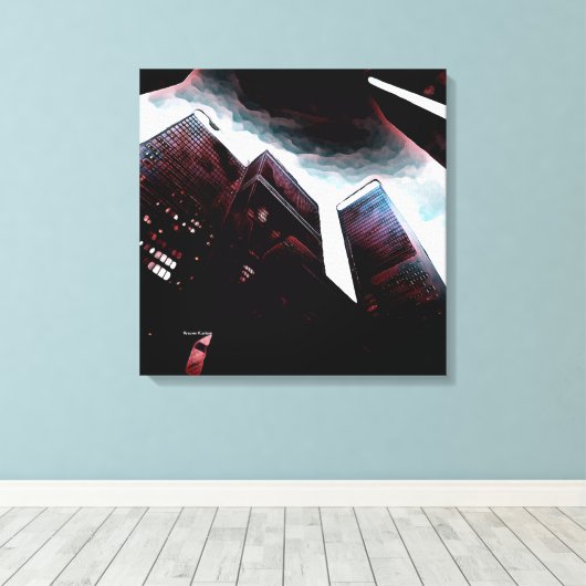 Corporate Overlords Canvas Afdruk (Insitu (Houten vloer))