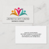 Corporate People Logo Visitekaartje (Voorkant / Achterkant)