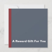 Corporate Personal Trainer Reward Cadeaubon (Voorkant)