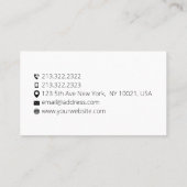 Corporate Professional Administratief Uitvoerend Visitekaartje (Achterkant)