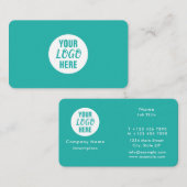 Corporate Professional Logo Groen Wit Visitekaartje (Voorkant / Achterkant)