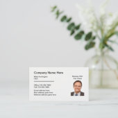 Corporate Professional Photo-sjabloon Visitekaartje (Staand voorkant)