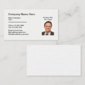 Corporate Professional Photo-sjabloon Visitekaartje (Voorkant / Achterkant)