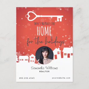Corporate Real Estate Realtor Holiday Post Kaart