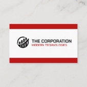 Corporate Red | Zakelijke professional Visitekaartje (Achterkant)